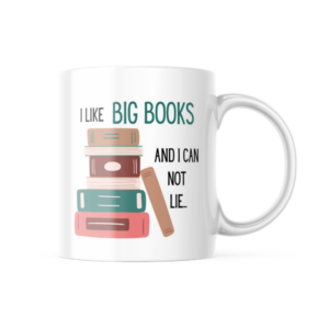 Cat & Bug Designs I Like Big Books Coffee Mug: 15oz.