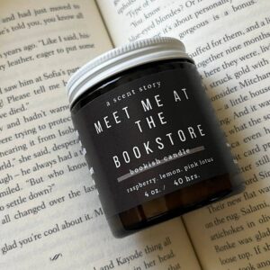 A Scent Story Candle Co Meet Me At The Bookstore | Bookish Candle | Soy Wax: 4oz