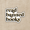 Wildly Enough Read Banned Books Sticker