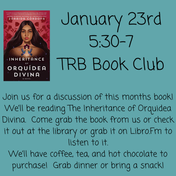 Trb Book Club For January